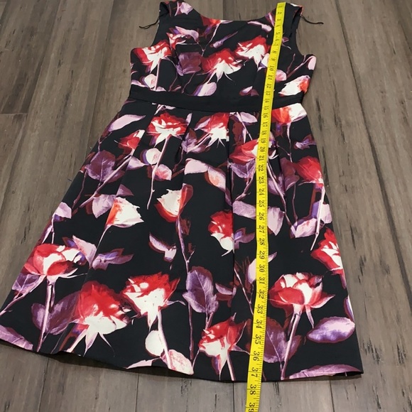 Adrianna Papell floral fit n flare dress - Picture 15 of 15